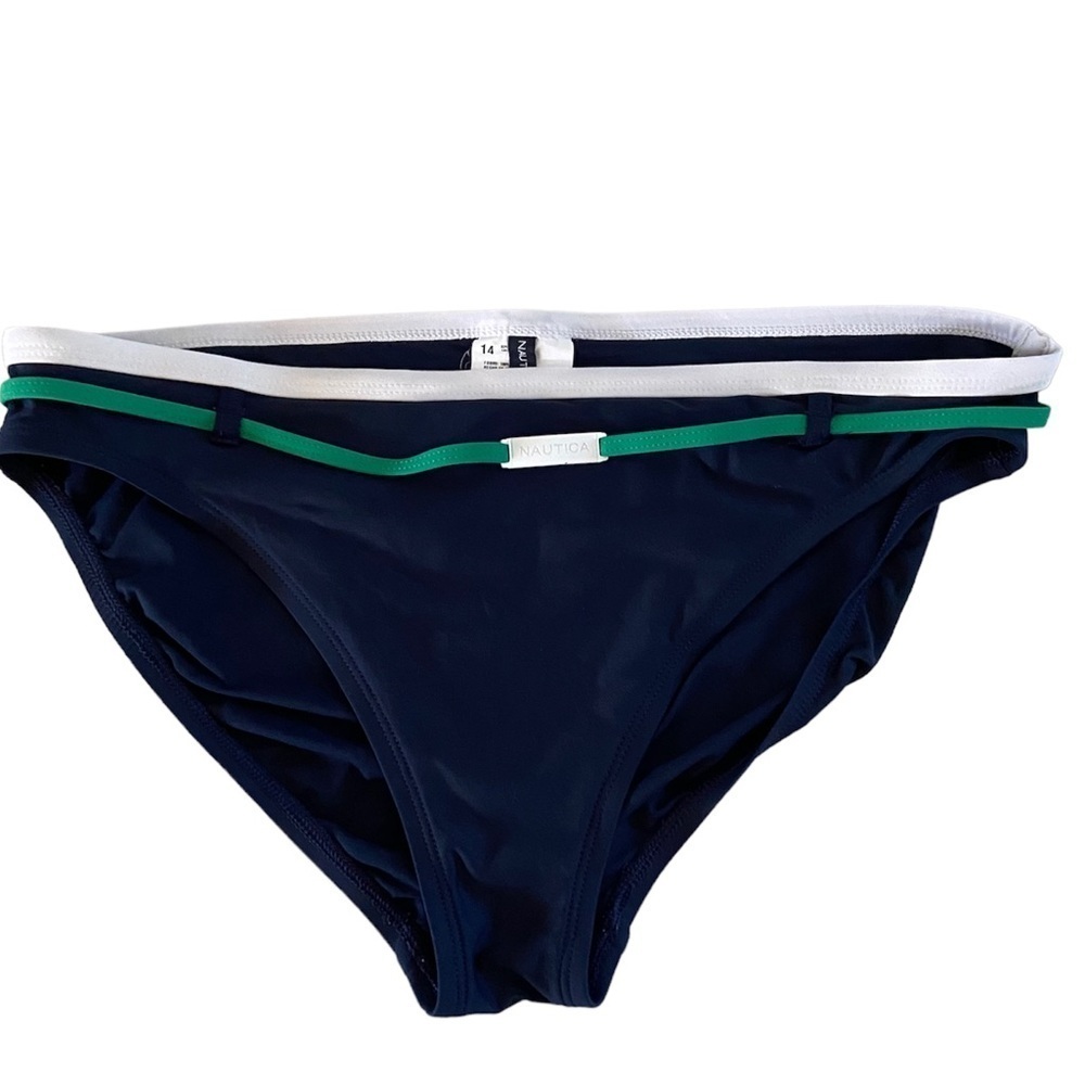 Nautica navy blue swim bottoms size 15